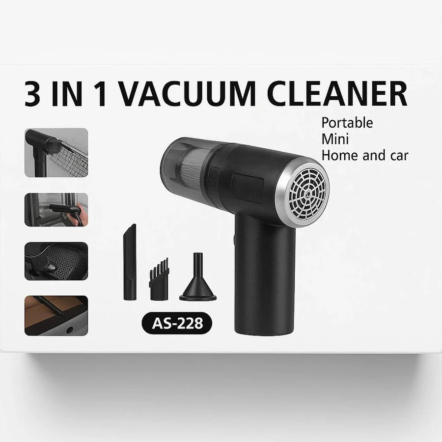 Cordless 3-in-1 Portable Mini Vacuum Cleaner Hand-held Vacuum Cleaner